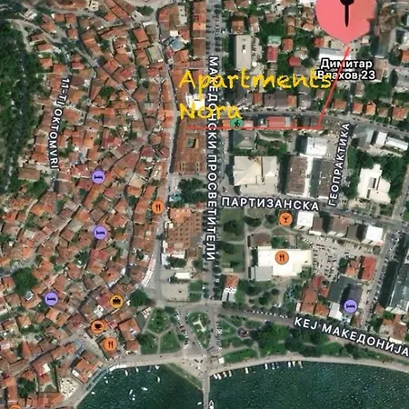 אוהריד Apartments Nora מראה חיצוני תמונה